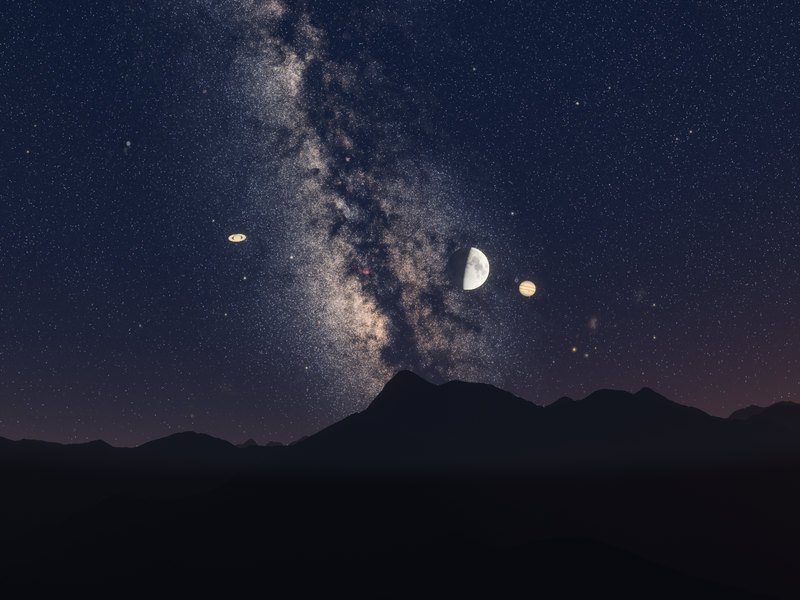 The sky over the Edelweißspitze on 6 September 2019 at 21:00 as a landscape print, with its caption beneath the skyline.